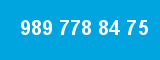 989 778 84 75 989 778 84 75